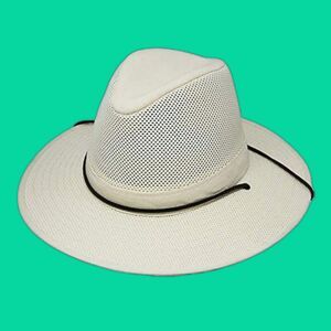 NWT Henschel Hat Aussie Breezer Grande Cotton Mesh Size X-Large Sun Hat UPF 50